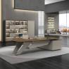 Buy cheap Wooden Panel High Gloss Painting Vanish Lacquer Modern Executive Office Manager Desk from wholesalers