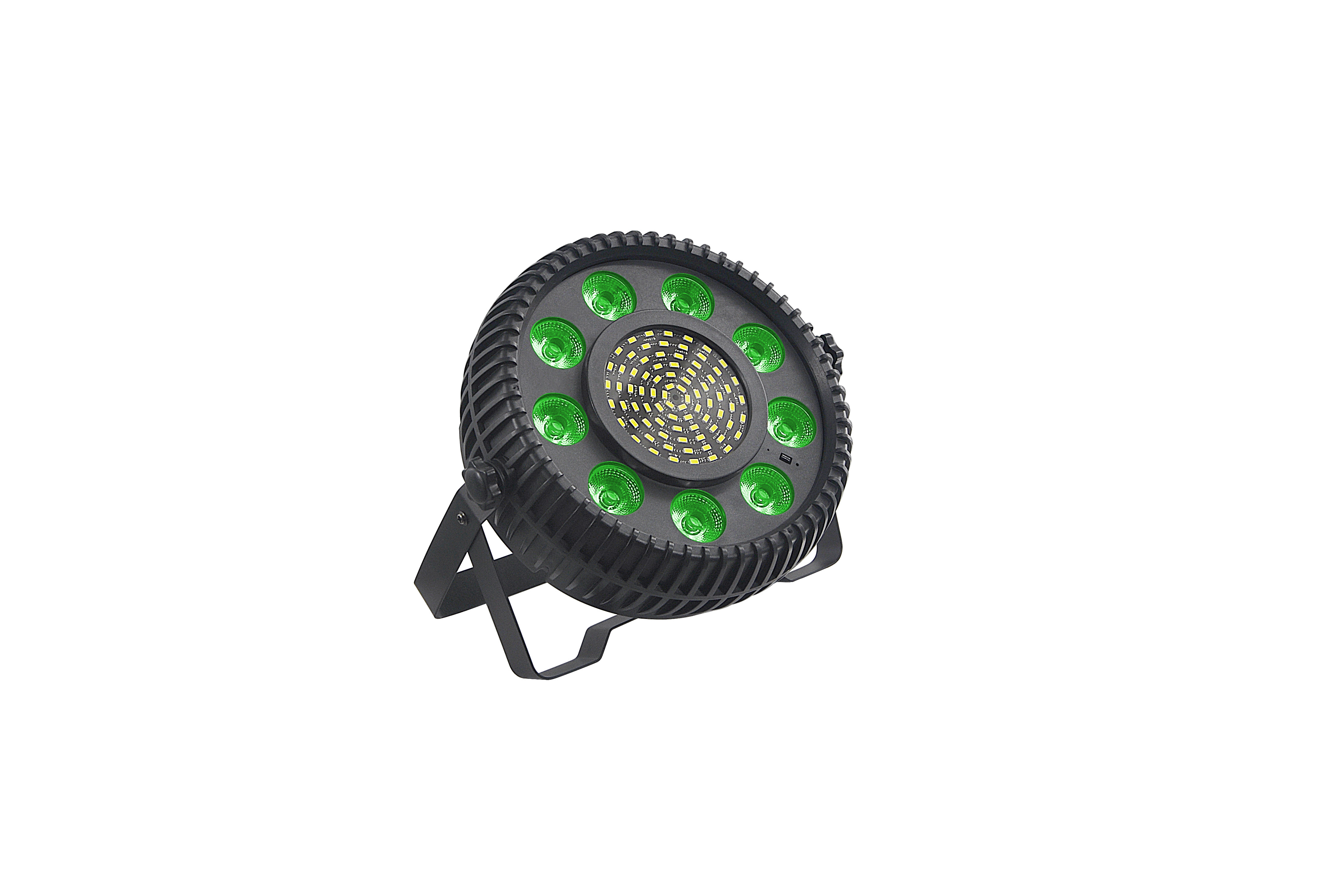 Mini 9PCS RGBWA UV 4IN1 5IN1 LED Effect 30W COB Strobe Par Stage Light