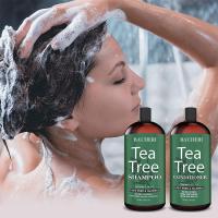 Buy cheap 470ml Vitamin C+E Tea Tree Shampoo And Conditioner Sets Organic Natural Repair product