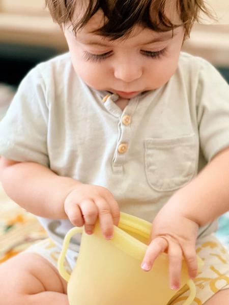 Food Grade Silicone Children'S Snack Cup Food Preservation Cup Baby Breast Milk