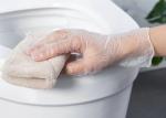 Commercial Powder Free Nitrile Gloves 4 Mil Non Sterile Clear Vinyl Gloves