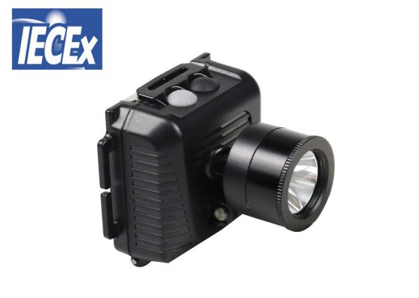 Professional Waterproof Rechargeable Headlamp 130m Lighting Distance For Zone 1