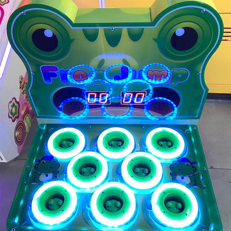 Happy Kids Arcade Machine Game Ticket Redemption Hit Frog Mouse Hammer Arcade Cabinet Games