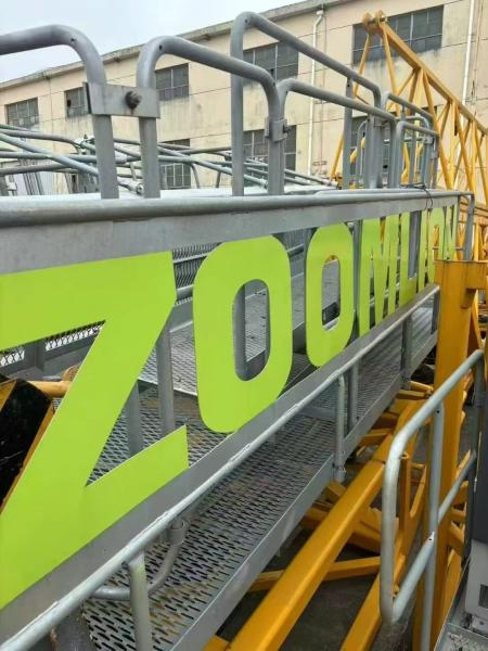 Buy cheap Global of Yellow Zoomlion 6515-10 Tower Crane for Construction from wholesalers