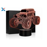 Buy cheap Color Customized 3D Acrylic Lamp , 3D LED Illusion Light For Festival Gifts product