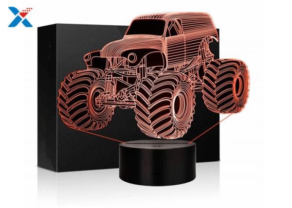 Buy cheap Color Customized 3D Acrylic Lamp , 3D LED Illusion Light For Festival Gifts from wholesalers