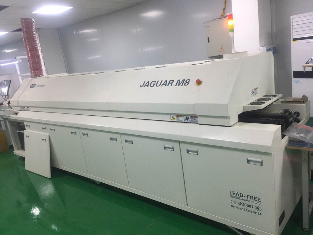 JAGUAR Mesh Belt / Chain Conveyor Hot Air Reflow Oven , 300mm SMT , SMD Assembly Equipment M8