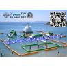 Buy cheap Cool Inflatable Floating Water Park for Lake , Promotion Family Resort With Waterpark from wholesalers