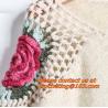 Buy cheap Crochet,Women Long Sleeve Mint Pink Pullover Crochet Hollow Knitwear O-neck Jacquard Sweat from wholesalers