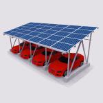 10KW 30KW Hot Galvanized Steel Solar PV Carport