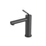 Minimalist SUS304 Bathroom Faucets Single Handle Matte Black SN Vessel Basin