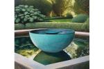Antique Bronze Water Fountain Sculpture For Garden Decor With Chalice Design