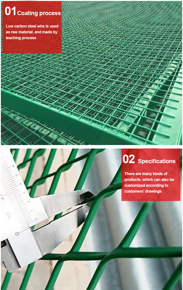 Roadway Safety Galvanized Powder Coated Anti-Glare Barbed Wire Fence For Highways