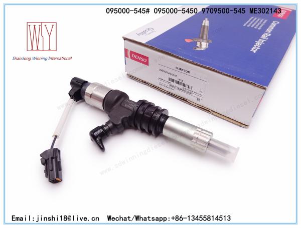 Buy cheap DENSO GENUINE AND BRAND NEW DIESEL COMMON RAIL FUEL INJECTOR 095000-5450 095000-5452 9709500-545 ME302143 0950005450 from wholesalers