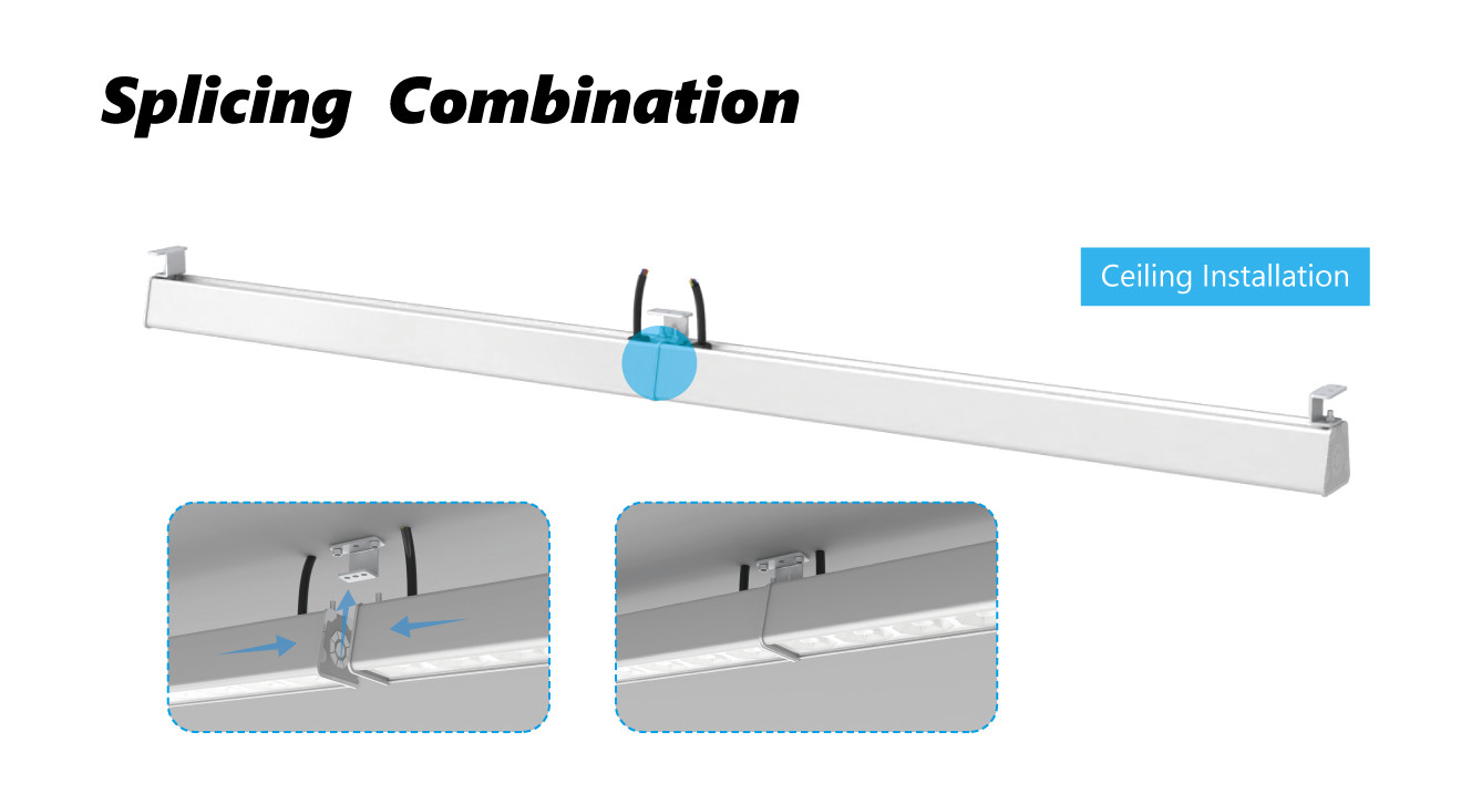 60w 1.2m 150w/M Led Linear Light For Indoor Parking Lots