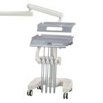 Sanitary Leather Cushion Rotatable Spittoon Dental Chair