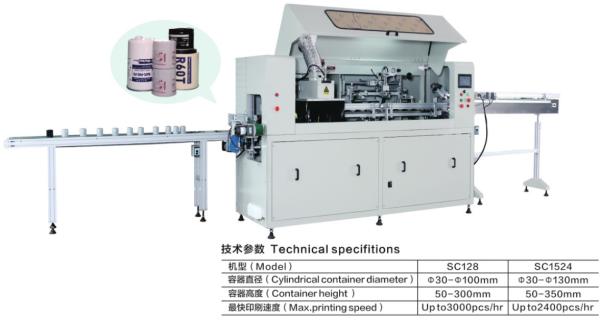 Buy cheap 2 Stations 3000pcs/Hour Fully Automatic Screen Printing Machine OEM For Round Bottle from wholesalers