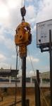 Customized Model Pile Driving Hammer Vibration Hammer Hang On Crane Electric
