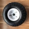 Buy cheap 350 4 White Rim Sack Barrow Wheel 10 Inch Rubber Wheelbarrow Wheels For Trolleys from wholesalers