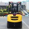 Buy cheap Fork Width 122mm Lift 6000mm 70L 2.5t Gas Engine Forklift from wholesalers