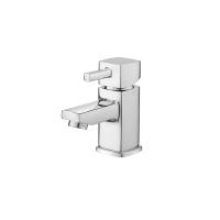 Buy cheap T8182NW Brass Basin Mixer Faucet Modern Handle 145mm Height product