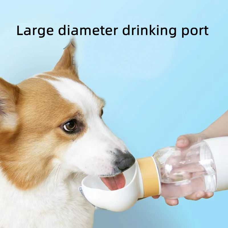 Plastic Portable Pet Water Dispenser Dog Out Traveling Cup