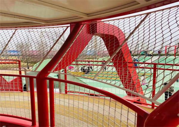 Flexible Eco Friendly Custom 316l Stainless Steel Rope Mesh For Entertainment
