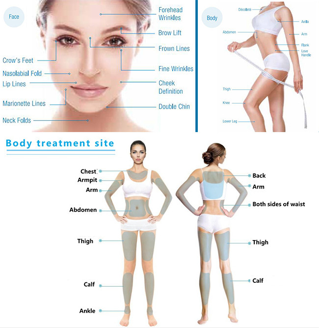 2 IN 1 hifu machine 7d face and body face lifting hifu lipo slimming machine