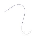 Nylon Disposable Medical Skin Sutures Surgical Sterile Nonabsorbable With /