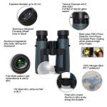 10x42 8x42 ED Binocular FMC Bak4 Prism For Outdoor Adventure For Adult
