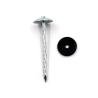Buy cheap UCP Zinc Coated Roofing Nails Twisted Shank Umbrella Head With Plastic Washer from wholesalers