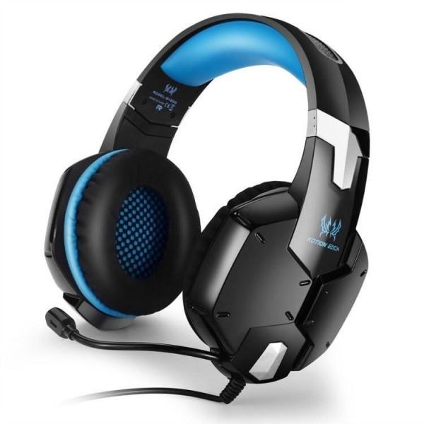 Buy cheap KOTION EACH G1200 Professional 3 dot 5mm Plug Bass Stereo Gaming Headphone with Microphone from wholesalers