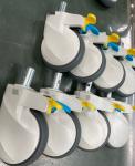 New 5inch Medical Bed Caster Wheel Central Control Plunger Diameter 28 Caster