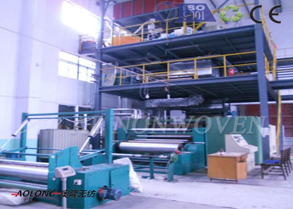 Buy cheap SS / PP Spunbond Non Woven Fabric Manufacturing Machine 1600mm-3200mm from wholesalers
