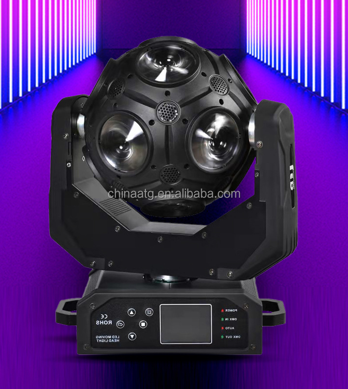 Football LED Moving Head Light 12 10W With RGBW 4 In 1 Control And Self Walking