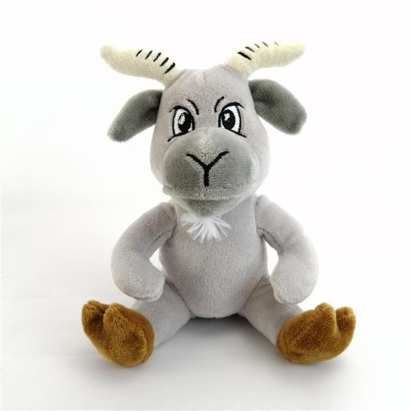 Buy cheap Cute Holiday Gift Children Play Baby Sheep Plush Toy Super Soft Grey Stuffed Goat Toy from wholesalers
