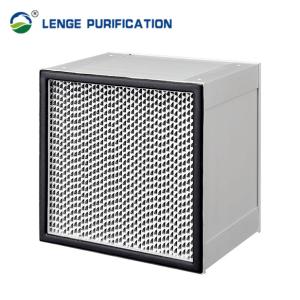 China H14 99.995 % Cleanroom HEPA Filter Stainless Steel Separator With CR Seal Strip on sale