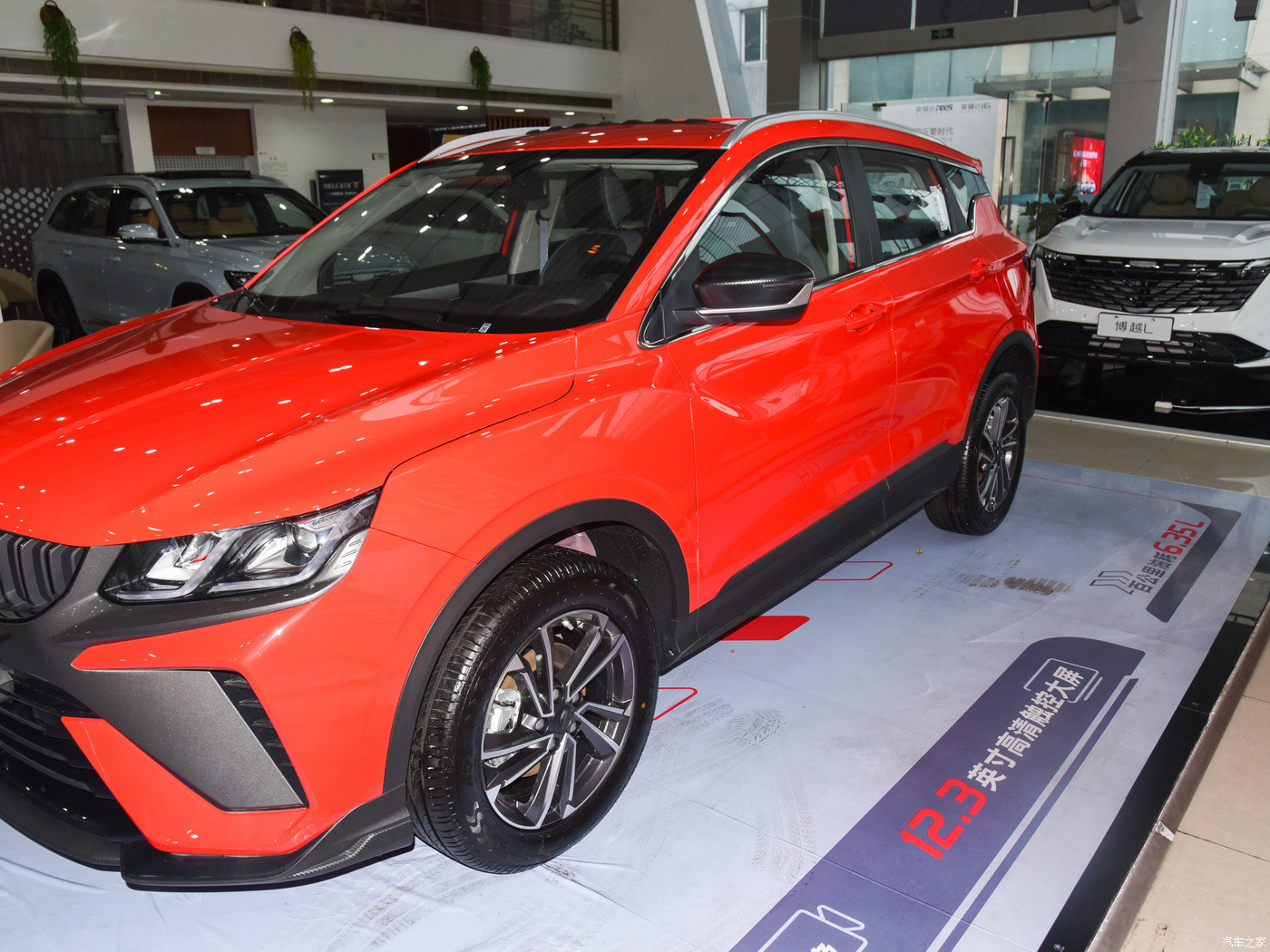 Geely Binyue Coolray Gasoline Car New SUV Maunal 1.4T 1.5T Red Color