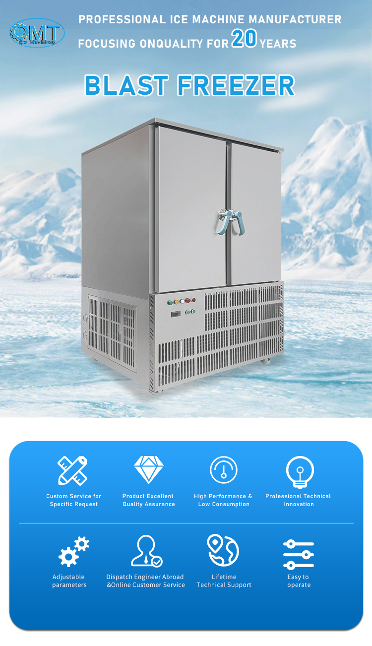 Compact Individual Quick Freezing Machine Easy Transportation With Conveyor