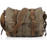 Buy cheap SECHUNK VINTAGE MILITARY LEATHER CANVAS LAPTOP BAG MESSENGER BAGS MEDIUM from wholesalers