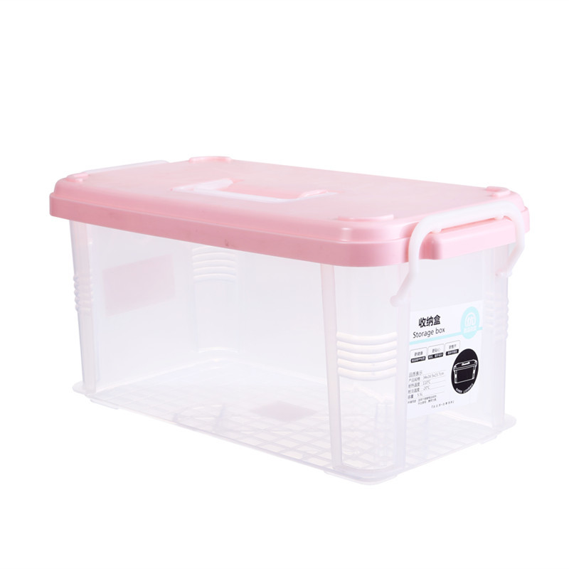 Stacking Clear Plastic Stacking Storage Boxes Bins With Lid