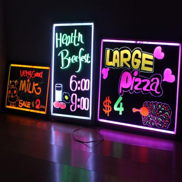 Buy cheap Desktop 300x400mm engraved acrylic led advertising writing board from wholesalers