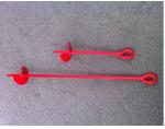 Offset Eye Earth Screw Ground Anchors Galvanized Auger Ground Anchors