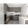 Buy cheap Fadior Brown Color Stainless Steel L-Shaped Kitchen Cabinets With Full-Height Design from wholesalers