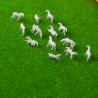 Buy cheap 1:150 scale ABS plastic White Horse 13mm For Model Train Building Layout from wholesalers