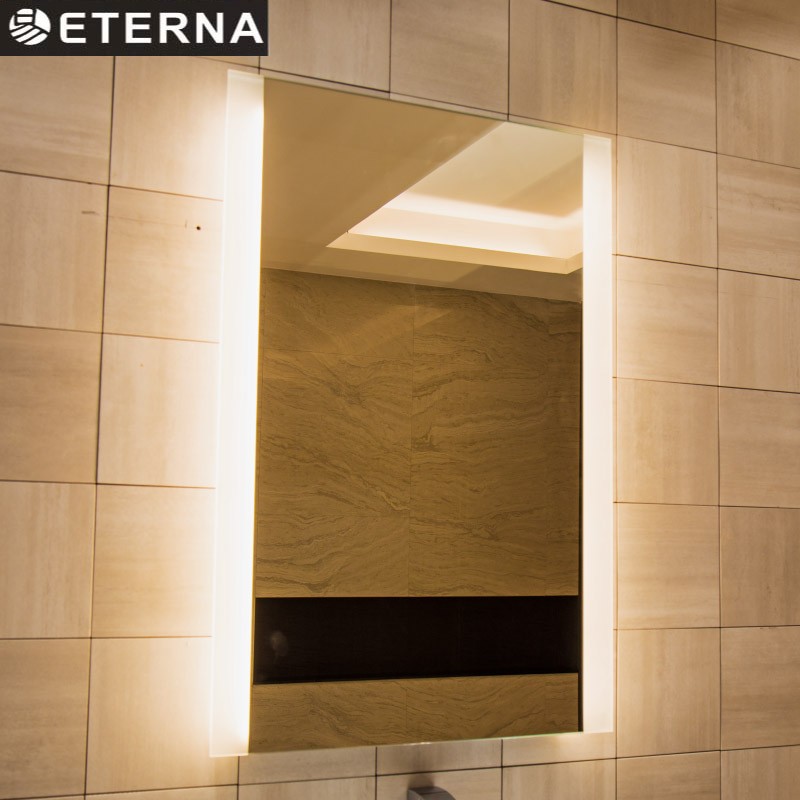 Home Wall Decor LED Mirror with Fogless Feature and 3000K/4000K/6000K Color Temperature