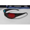 Buy cheap Fashionable Plastic Anaglyphic 3D Glasses Red Cyan With 1.6mm PET Lenses from wholesalers