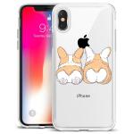 Thin Rubber Designer Cell Phone Cases For Iphone X Sweat Free Animal Puppy Dog