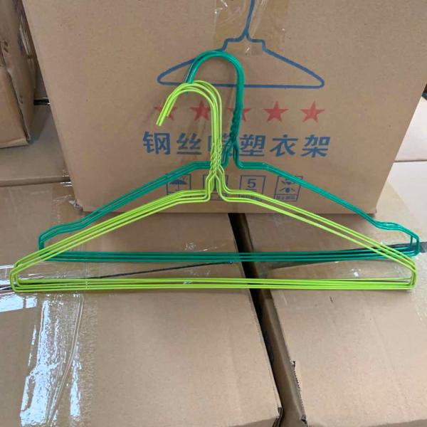 Buy cheap Hotels / Laundry Factories Coated Wire Hangers Lightweight 12.5kgs Per Box from wholesalers