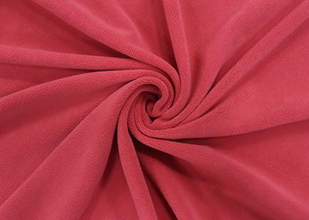 Buy cheap 420GSM Micro Velvet Fabric / Toys Anti Pilling Rose Red Velvet Material from wholesalers
